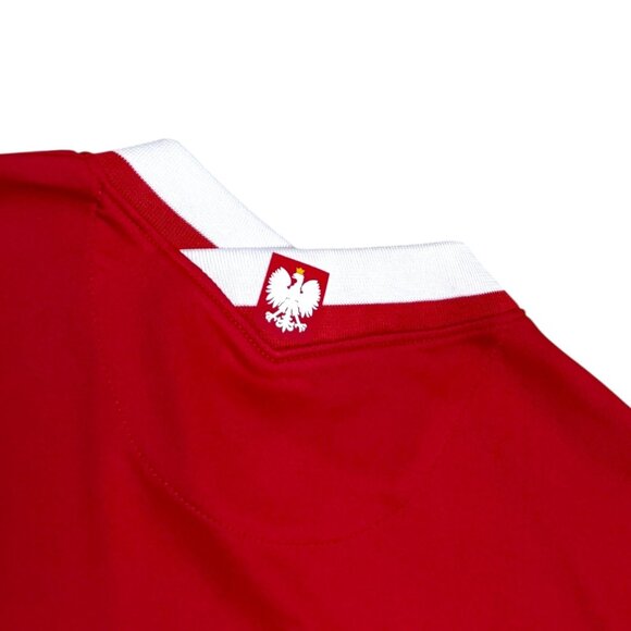 NIKE POLAND Dri-Fit Red Soccer Football Kit Jersey Mens Medium - Picture 5 of 7